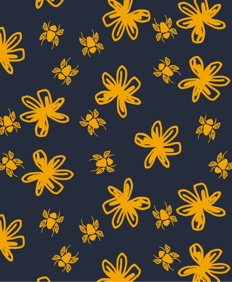 Golden Night Bug 8.5x11